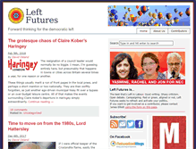 Tablet Screenshot of leftfutures.org